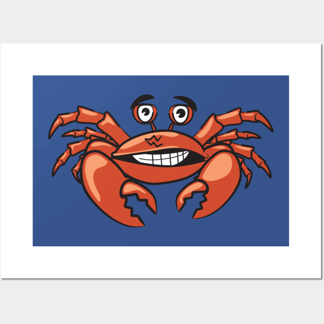 Big Red Crab Wall Art by holidaystore